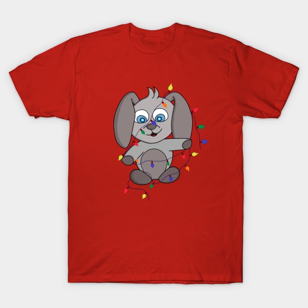 Puppy with Lights T-Shirt by DiegoCarvalho